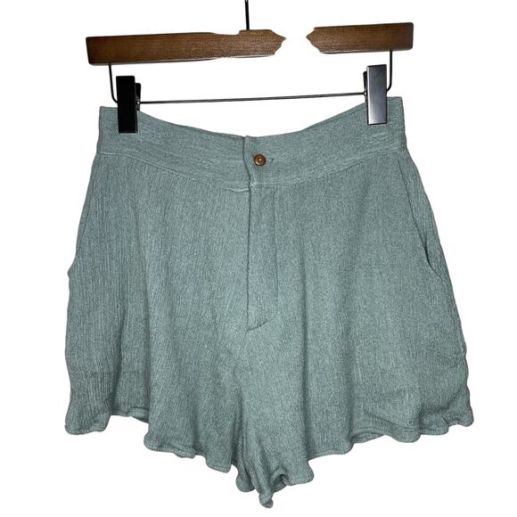 Savannah Morrow The Label Verita Short Aruba Blue Women's Small Boho Artsy NEW - Picture 1 of 7
